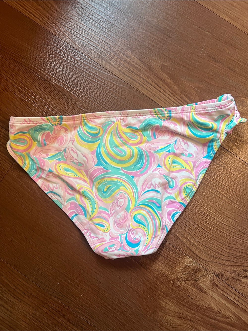 Lilly Pulitzer Pink Multi Swirl Girls 3-Piece Swim Set - Picture 8 of 13